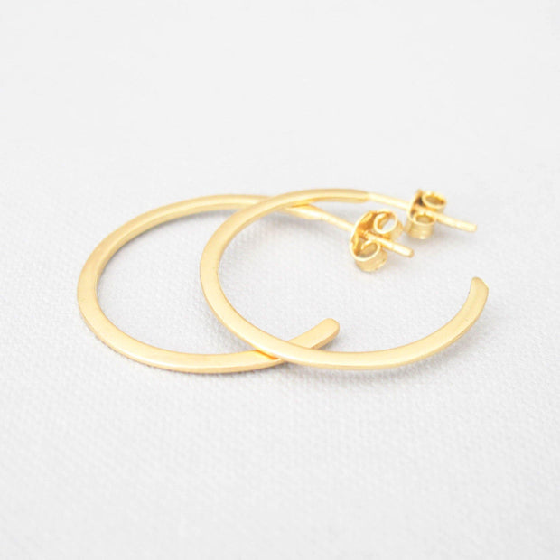 Gold Everyday Hoops - Simone Watson Jewellery
